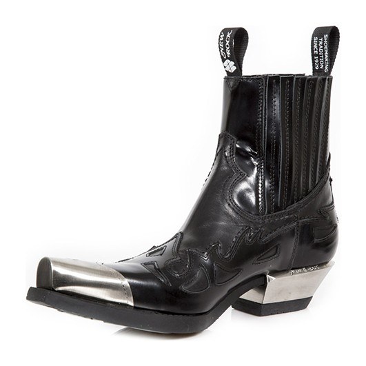 New Rock Chelsea Boots Black