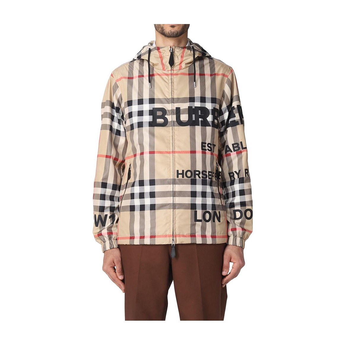 Burberry Logo Hoodie Jacket