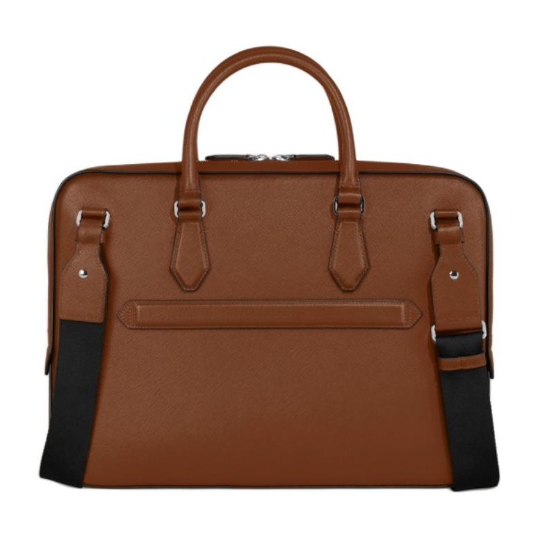 Montblanc Meisterstück Classic Leather Briefcase Maple Brown