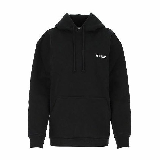 Vetements Hoodie Black