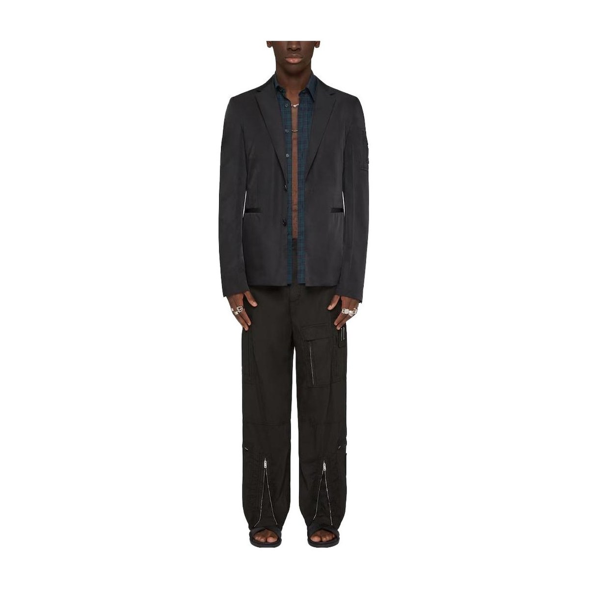 Givenchy FW23 Black Straight-Leg Pants