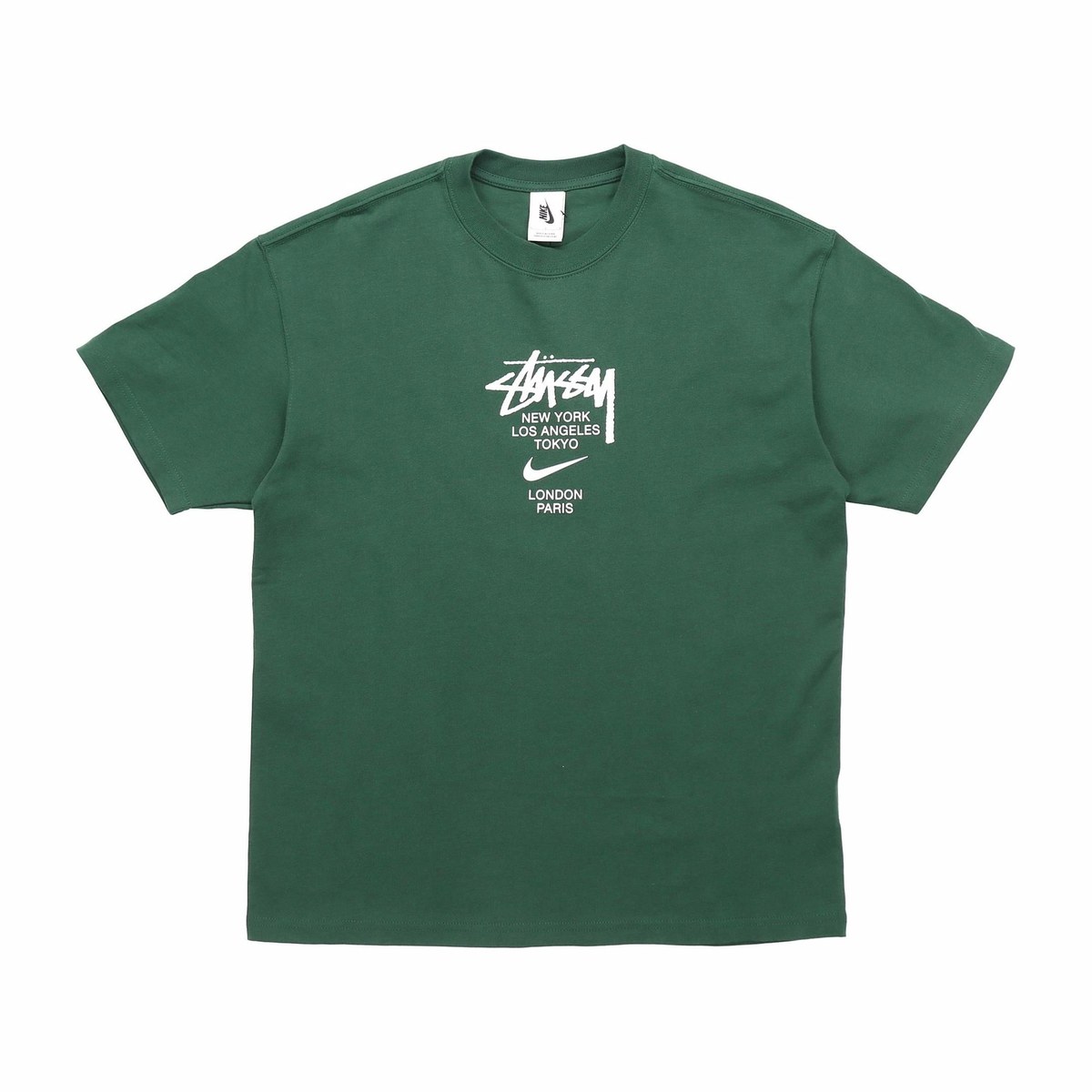 Stussy x Nike Graphic Tee Green