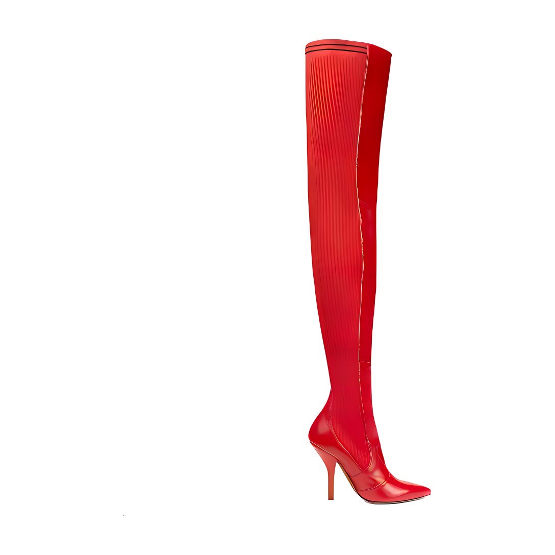Fendi High Boots Red