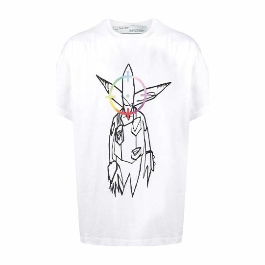 OFF-WHITE SS20 Alien Print T-Shirt