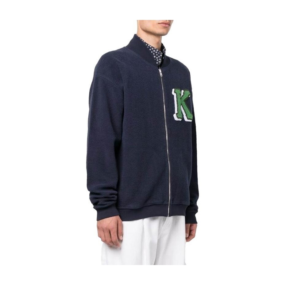 KENZO Logo Embroidered Zip Jacket
