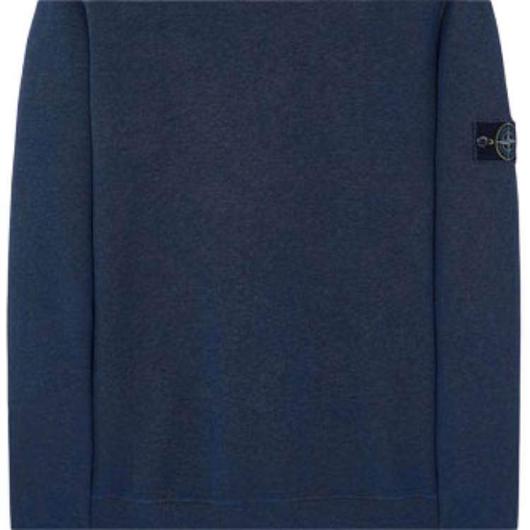 Stone Island Dust Series Pullover Sweatshirt Navy