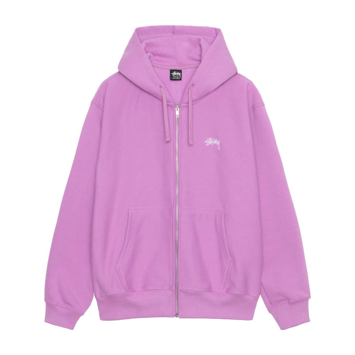 Stussy Stock Logo Zip Hoodie