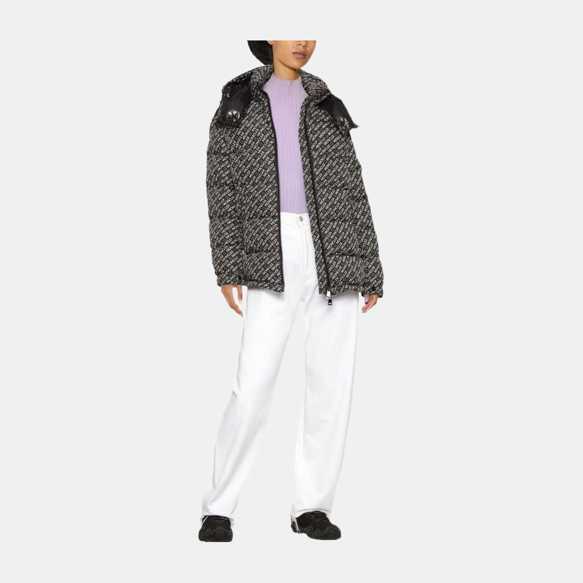 Moncler SS22 Logo Puffer Jacket Black