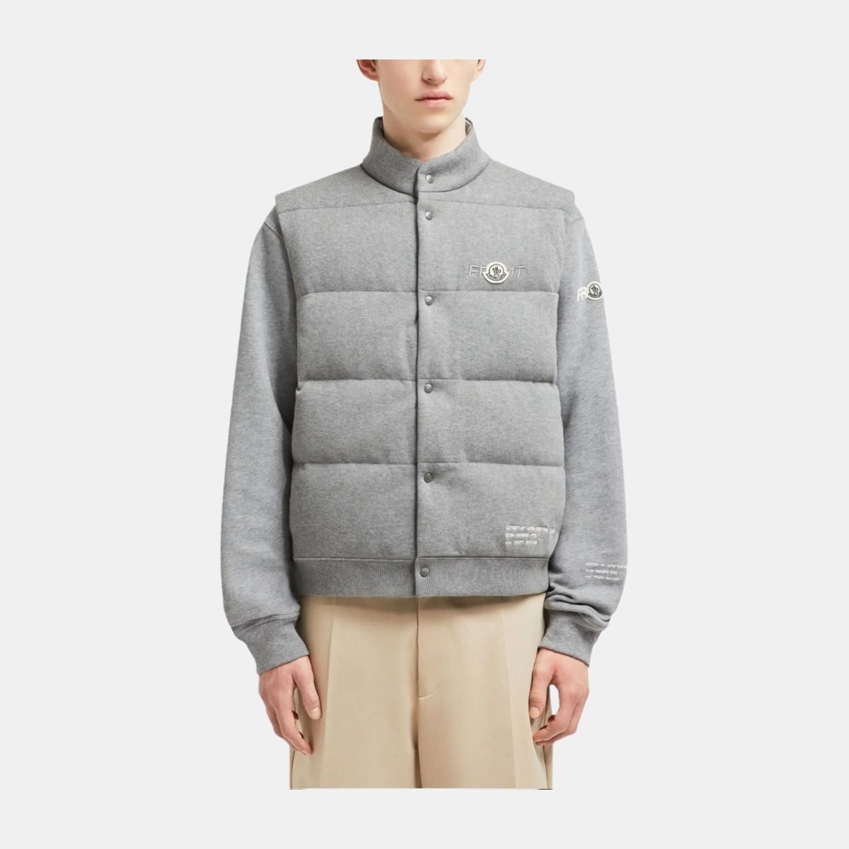 Moncler Genius x FRGMT SS25 Grey Vest