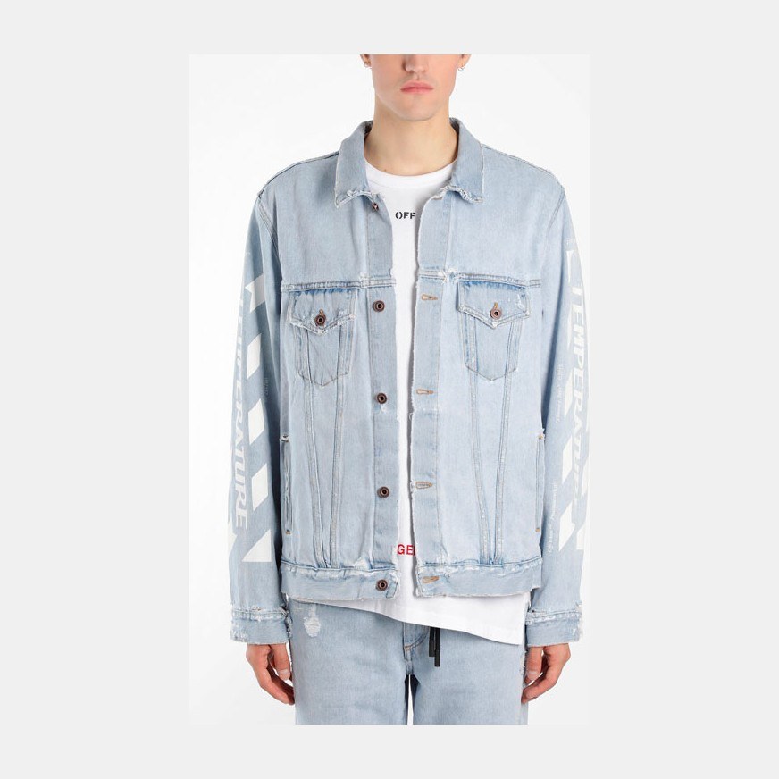 OFF-WHITE Printed Denim Jacket