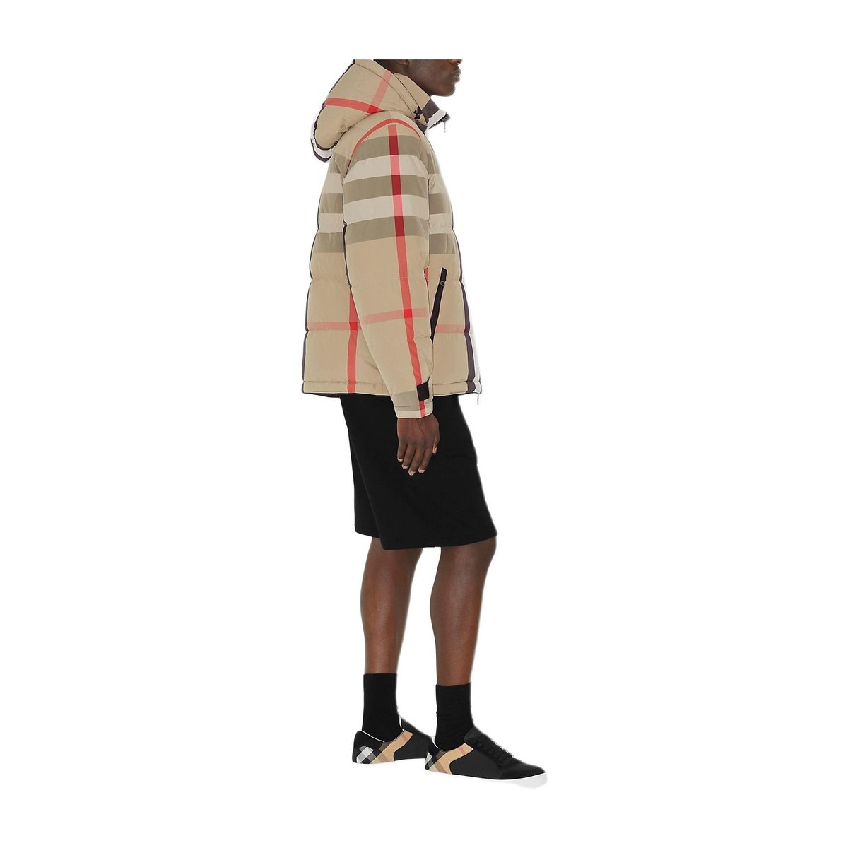 Burberry FW22 Hooded Puffer Jacket Beige