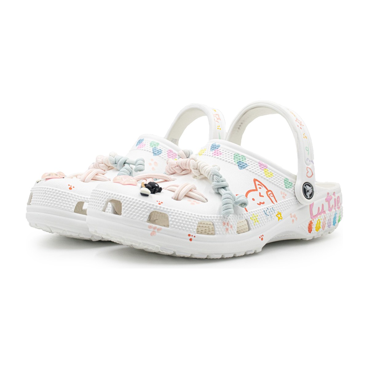 Crocs Classic Clog Pink Blue Gradient