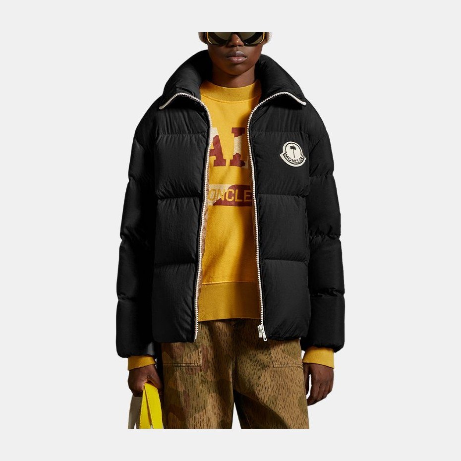 Moncler x Palm Angels FW23 Nylon Down Jacket Black