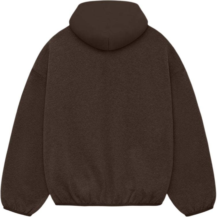 Fear of God Essentials Nylon Fleece Hoodie Heather Wood/Wood