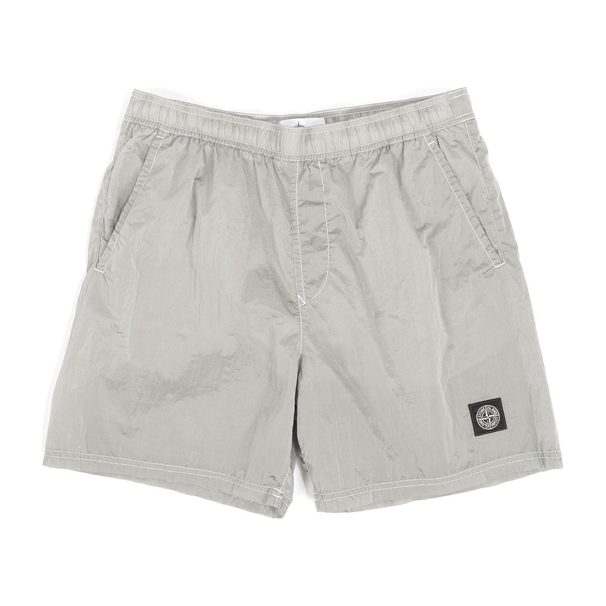 Stone Island Nylon Print Shorts Grey