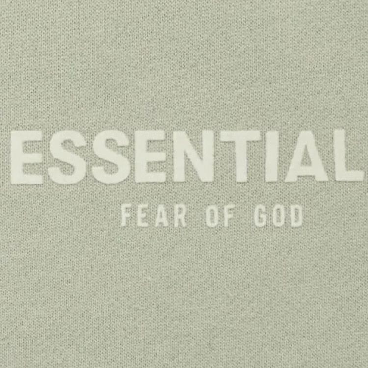 Fear of God Essentials SS22 Crewneck Seafoam Logo