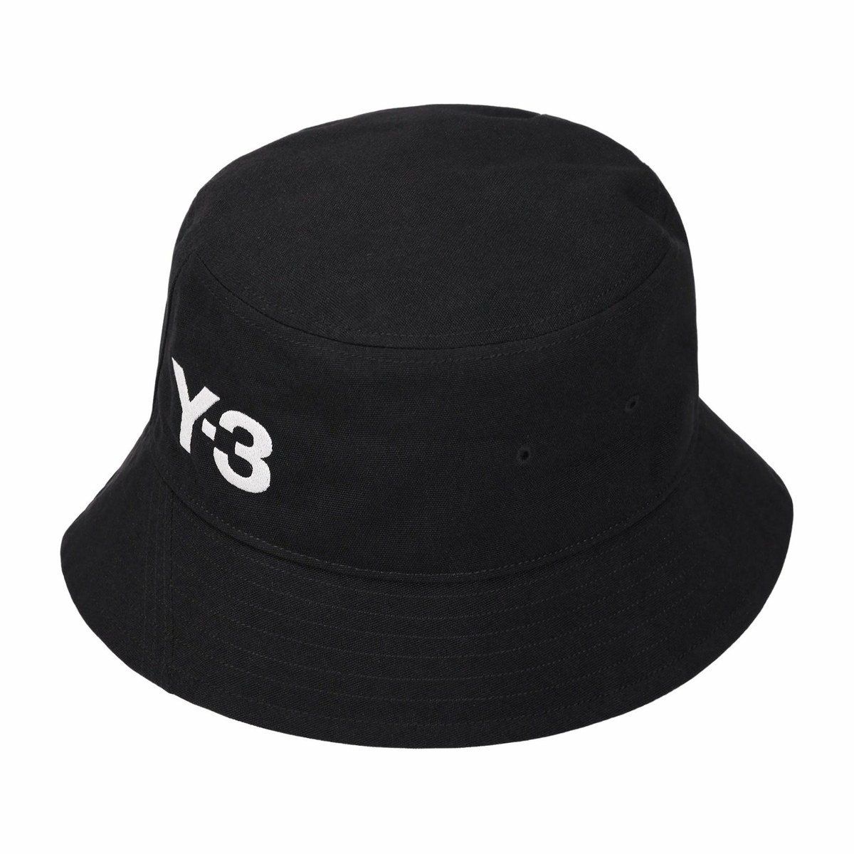 Y-3 Logo Bucket Hat Black