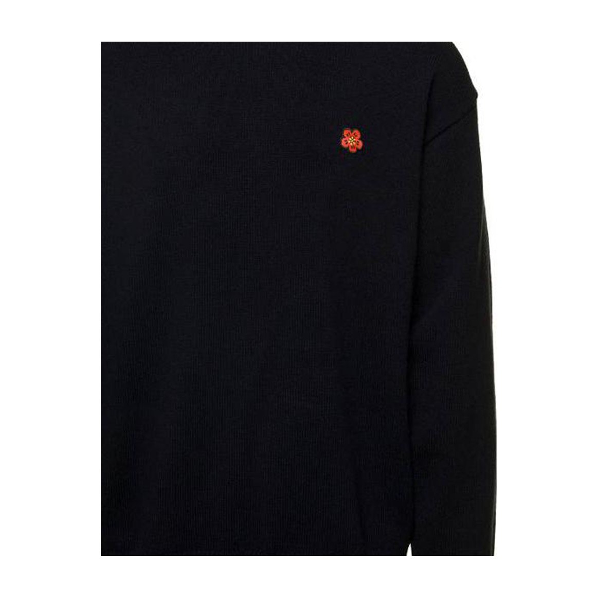 KENZO Embroidered Sweater Black