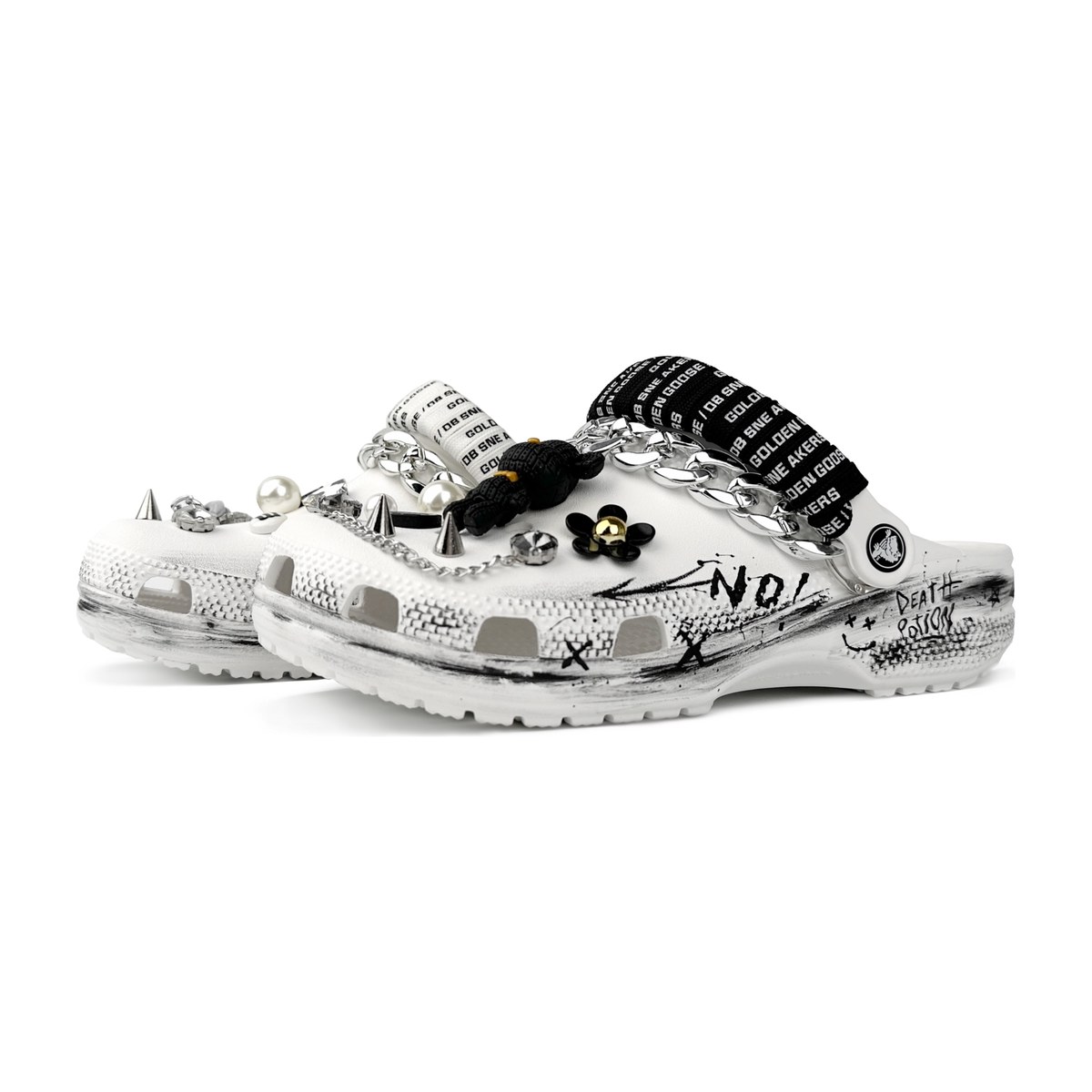 Crocs Classic Clog Black White