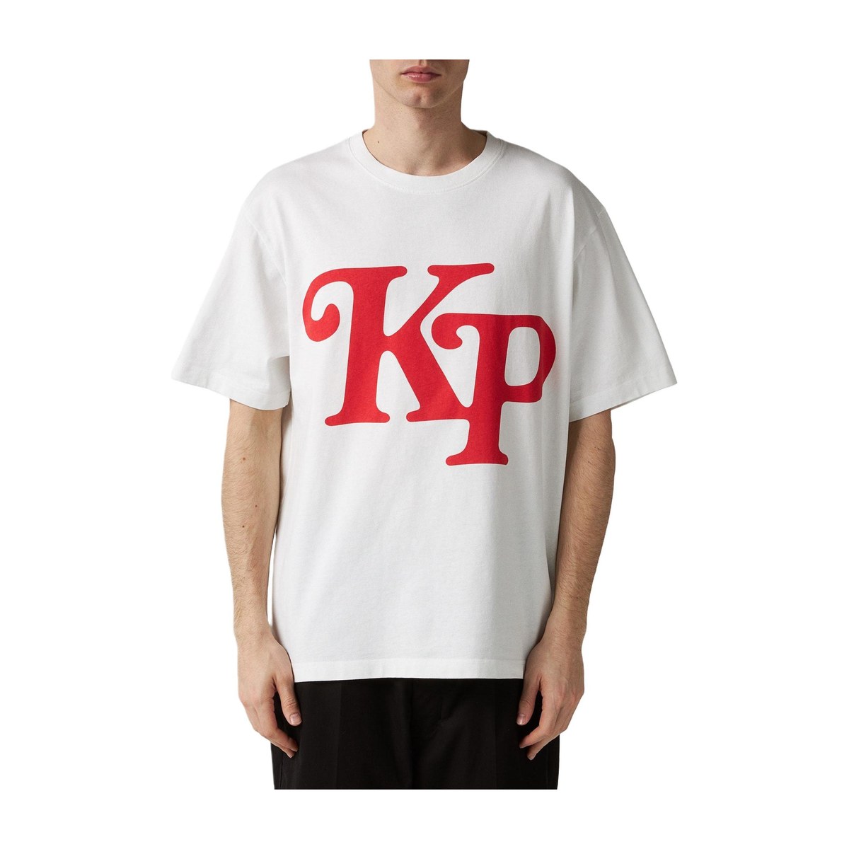 KENZO Letter Crew Neck T-Shirt White