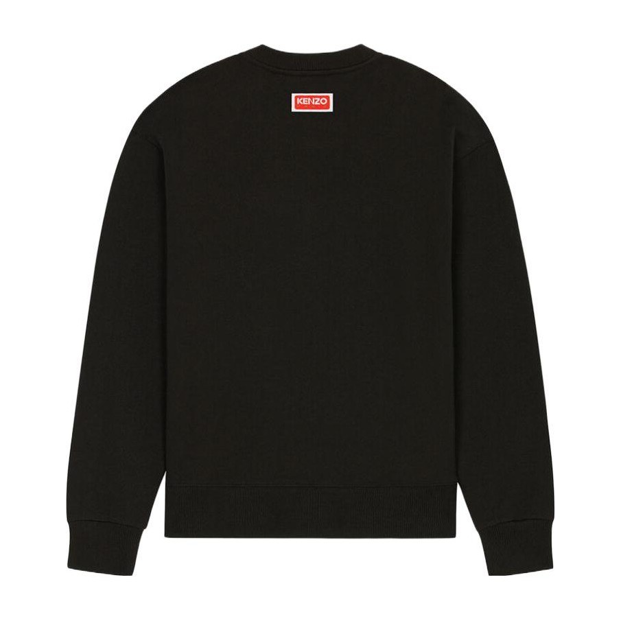 KENZO Embroidered Crewneck Sweatshirt Black