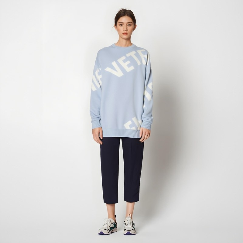 Vetements Sweater Blue