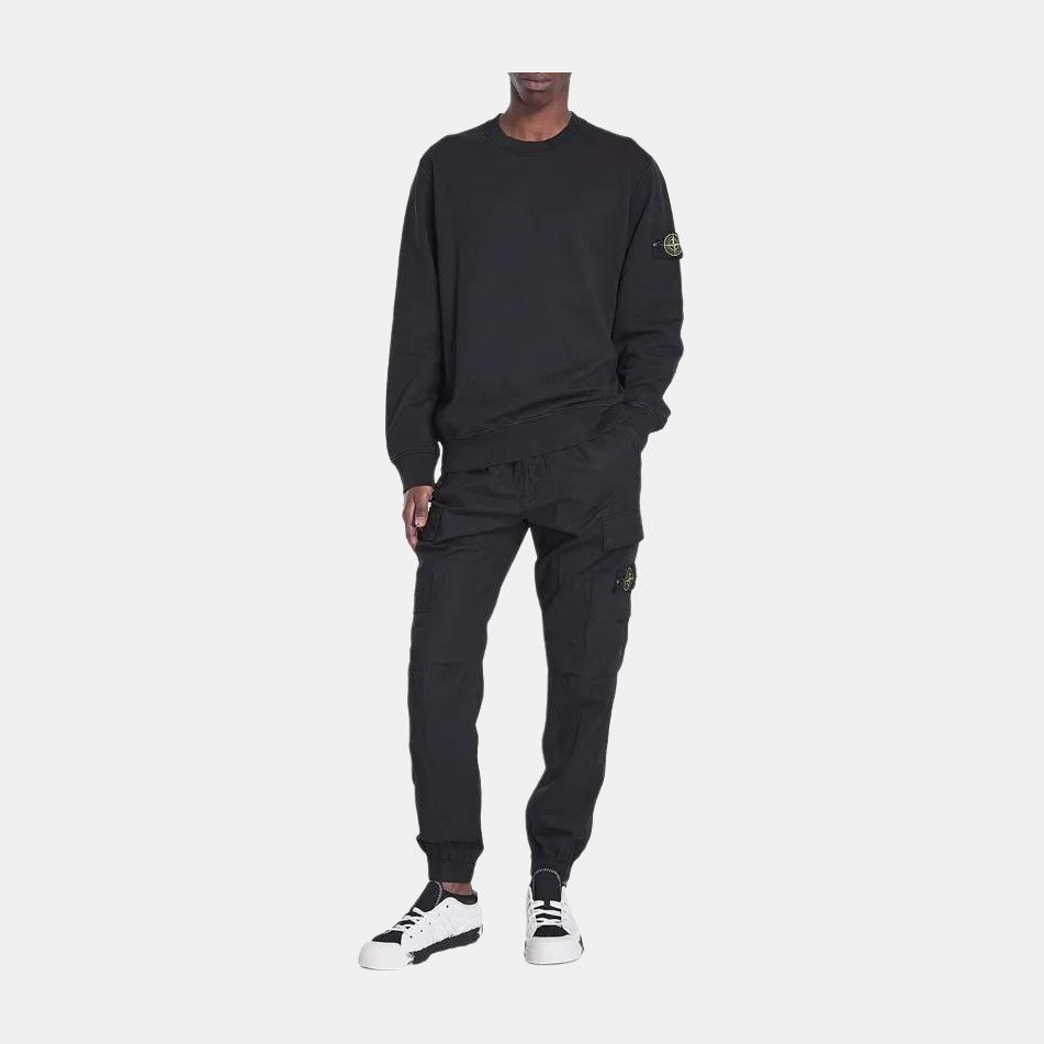 Stone Island Cargo Joggers Black