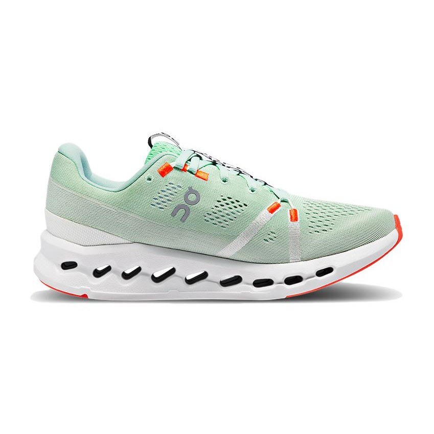On Cloudsurfer Green White