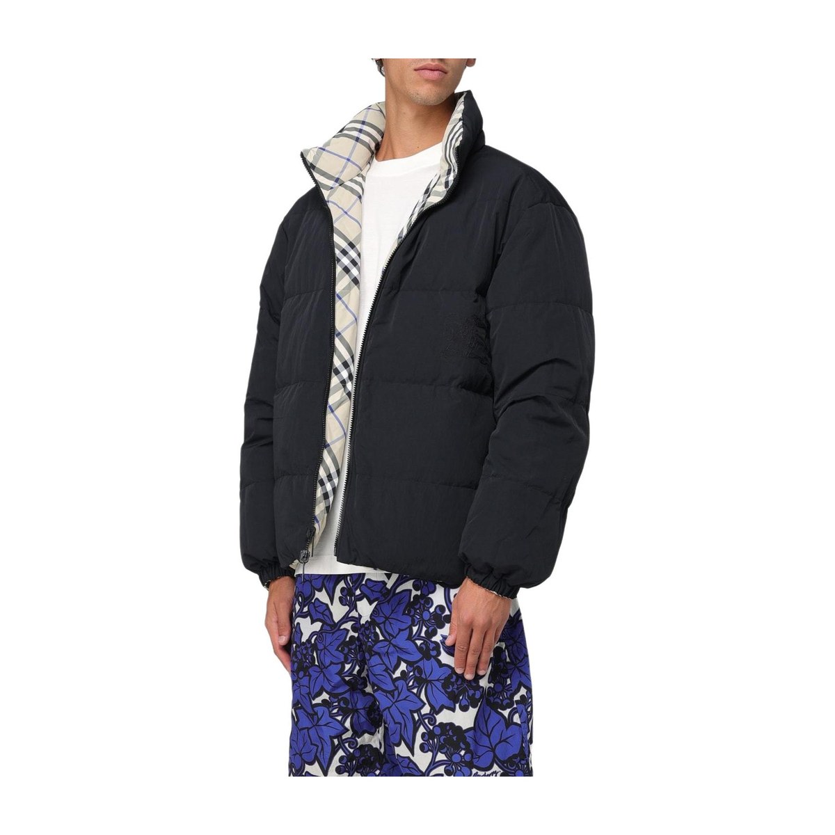 Burberry Reversible Hooded Jacket Beige