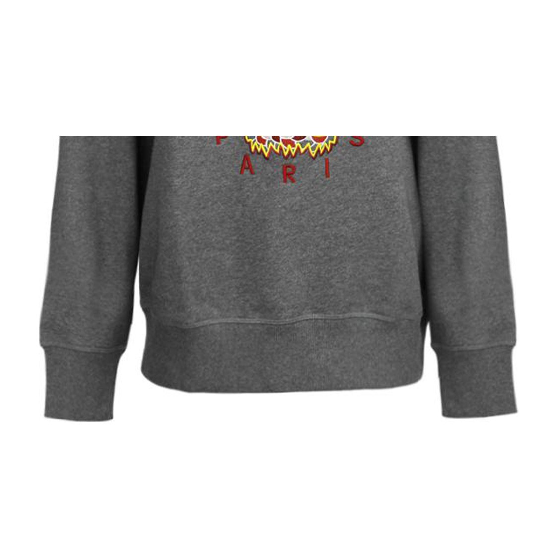 KENZO Tiger Embroidered Crewneck Sweatshirt Grey