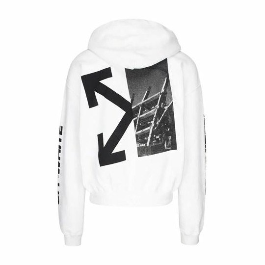 OFF-WHITE FW19 Splitted Arrows Hoodie