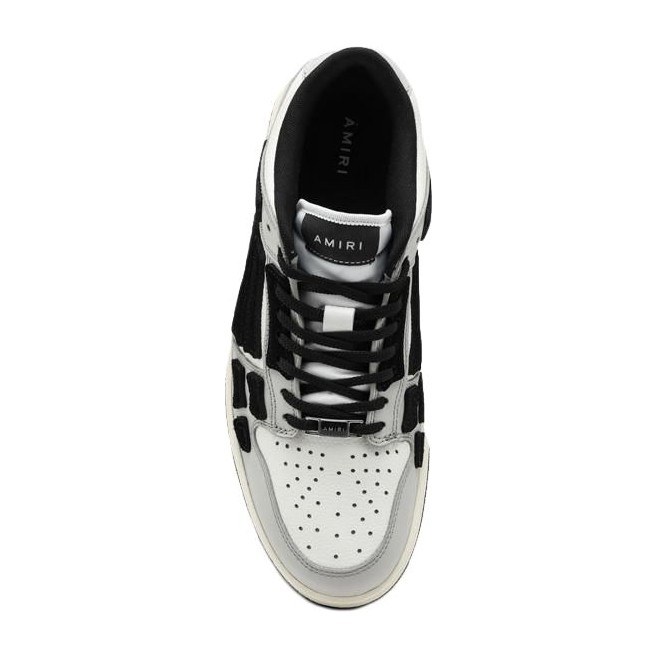 AMIRI Skel-Top Low White Grey