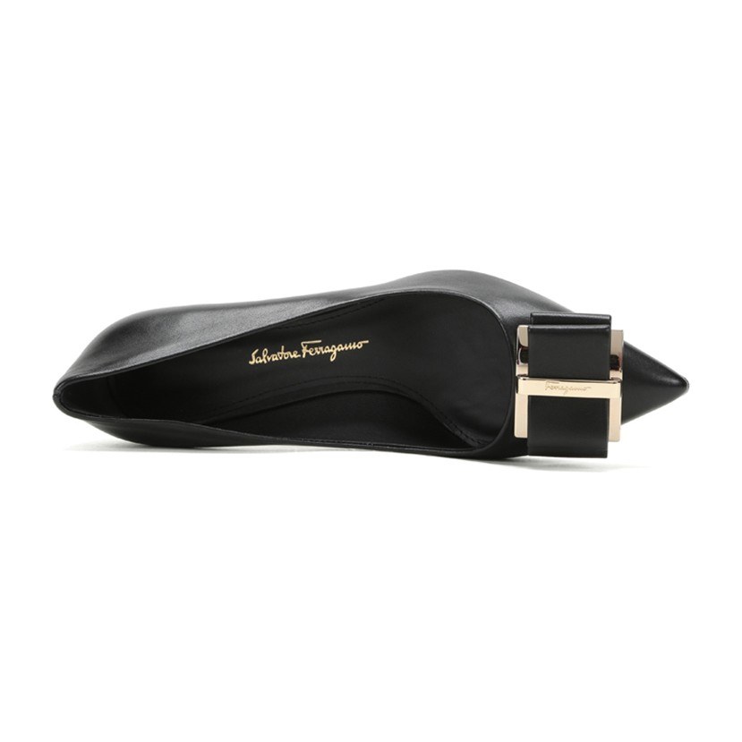 Ferragamo Zeri 70 Double Bow Pump