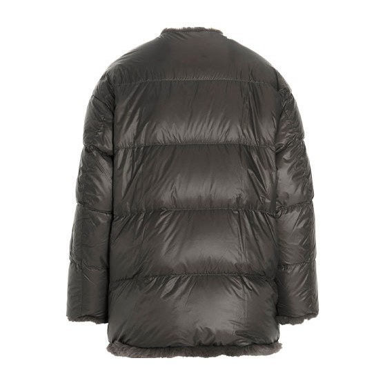 Moncler Genius FW21 Asymmetric Button Down Jacket Mud Brown