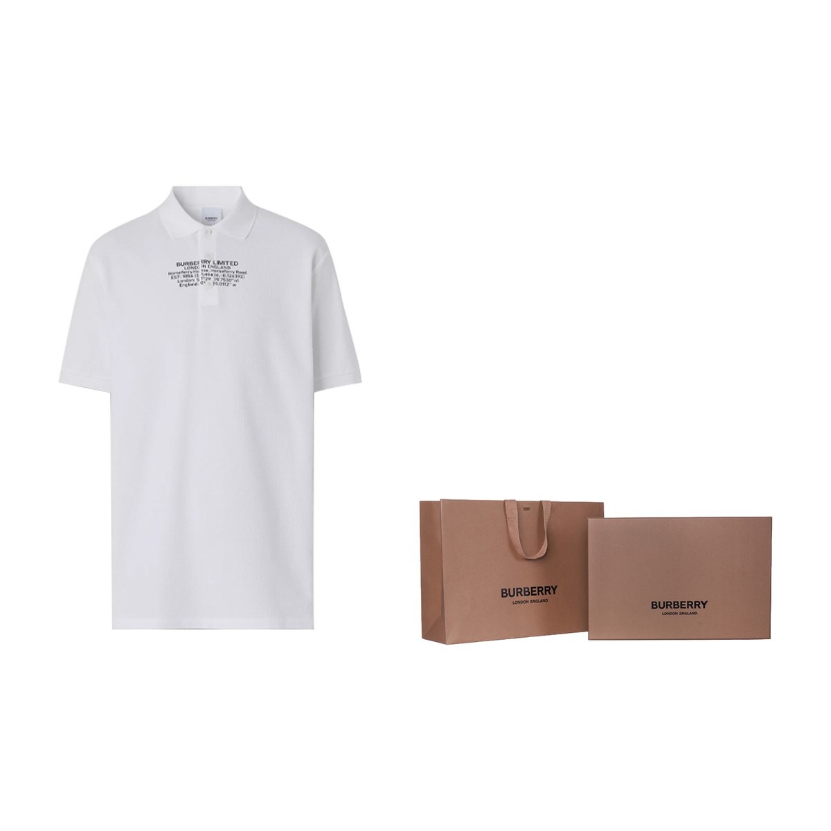 Burberry Polo Shirt White