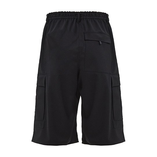 Y-3 Wool Cargo Shorts Black