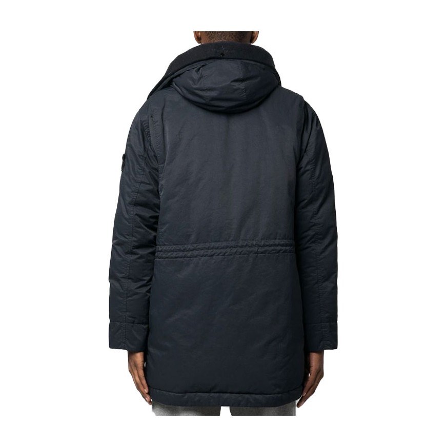Stone Island Navy Hooded Jacket