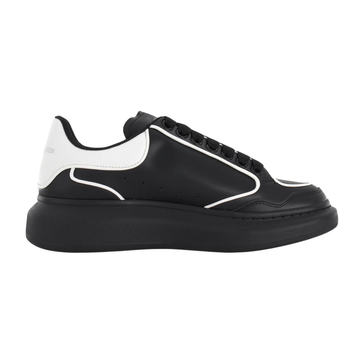 Alexander McQueen Low Top Leather Sneakers Black
