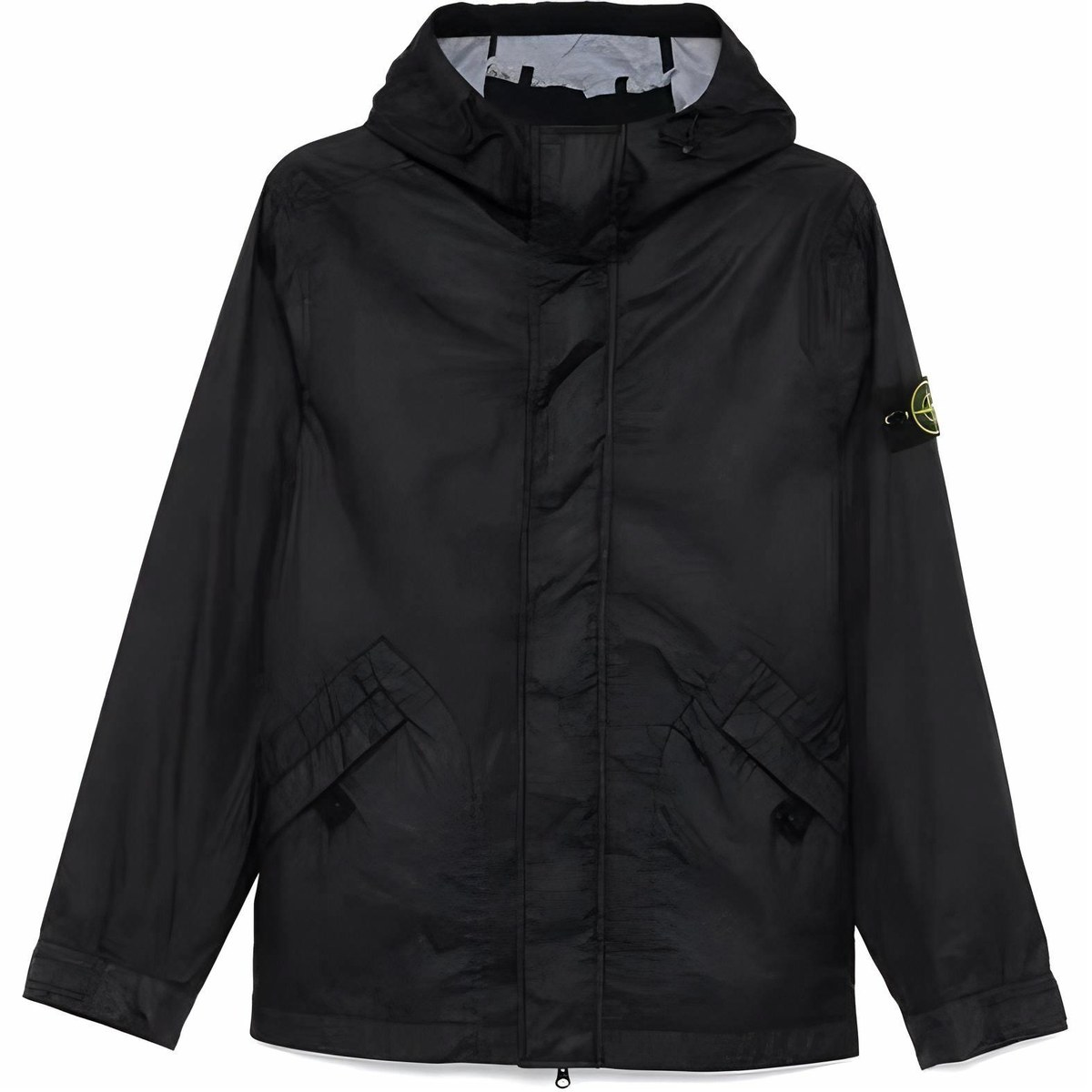 Stone Island Hoodie Jacket Black