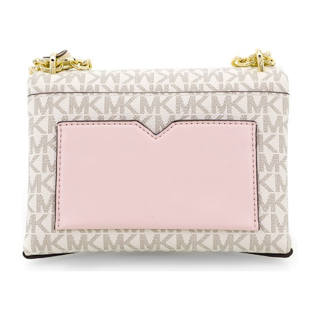 Michael Kors Cece 18 Small Shoulder Bag White Pink