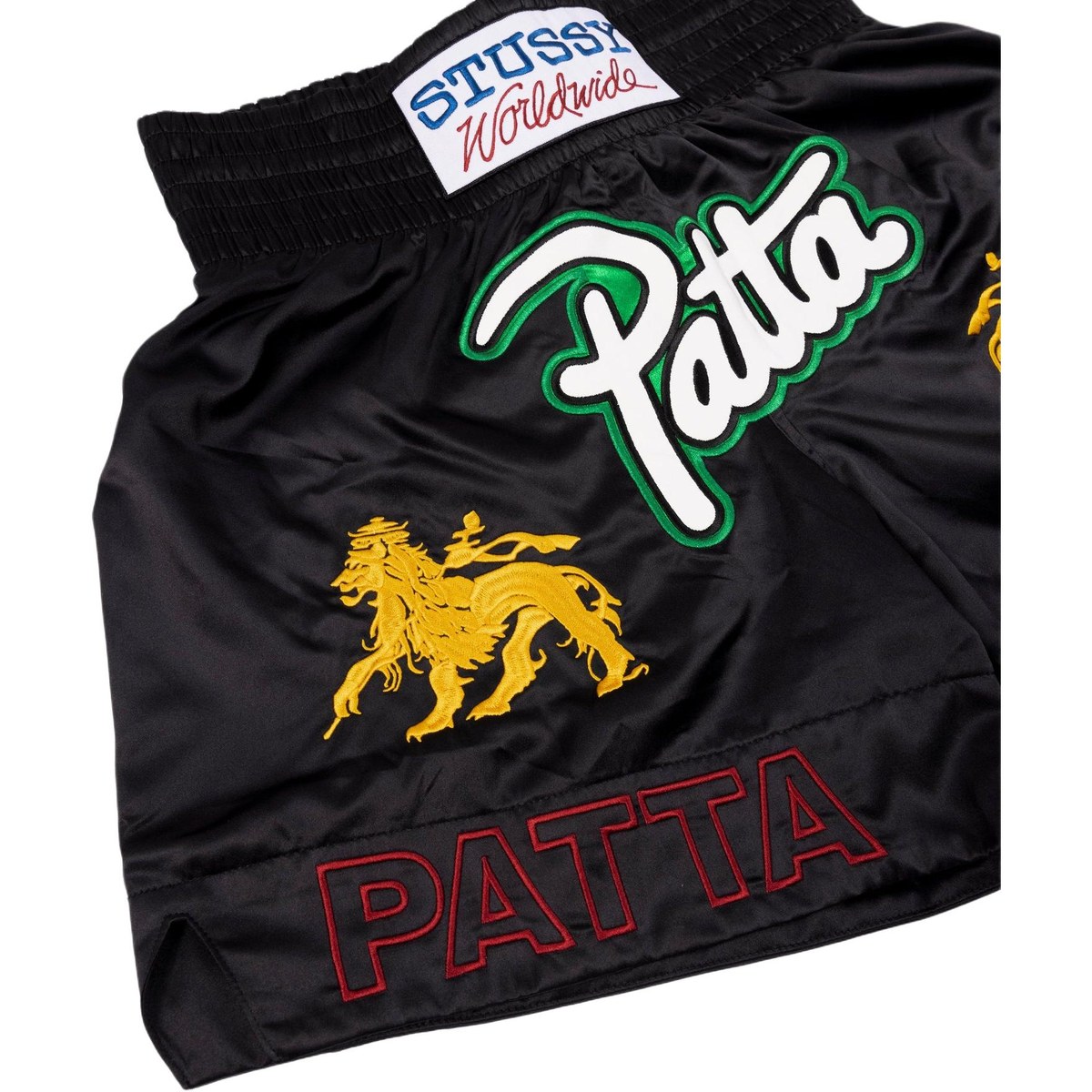 Stussy x Patta SS24 Black Shorts