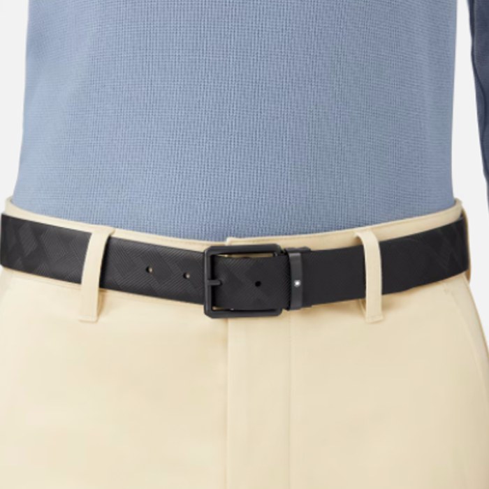 Montblanc Classic Belt Black 3.5CM