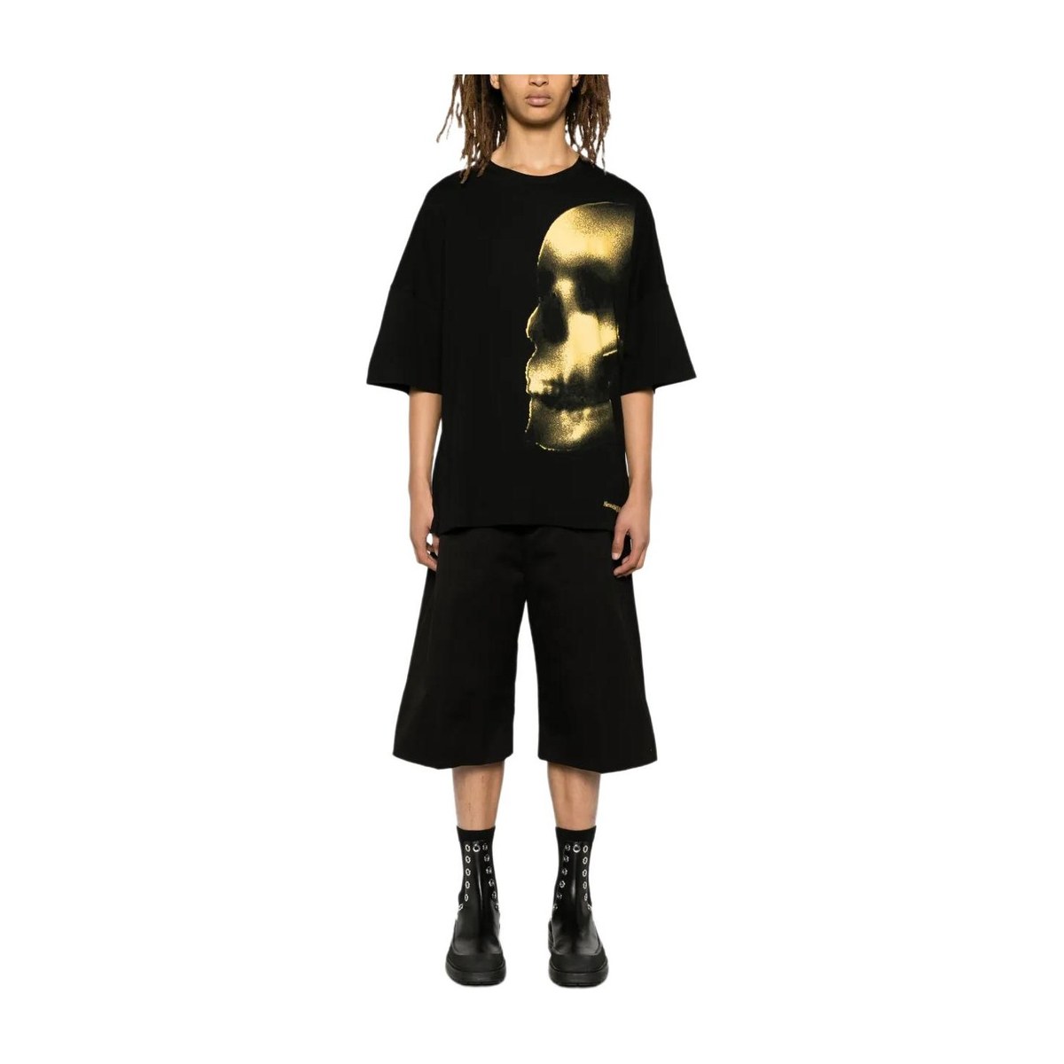 Alexander McQueen Skull Print T-Shirt Black
