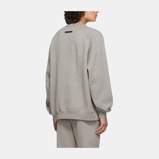 Fear of God Essentials FW21 Pullover Crewneck Dark Heather Oatmeal