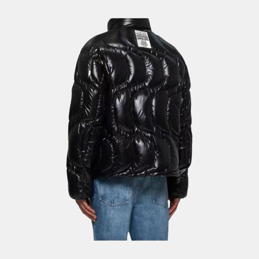 Moncler High Neck Jacket Black