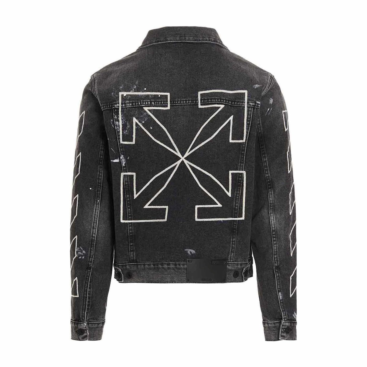 OFF-WHITE SS22 Denim Jacket Black