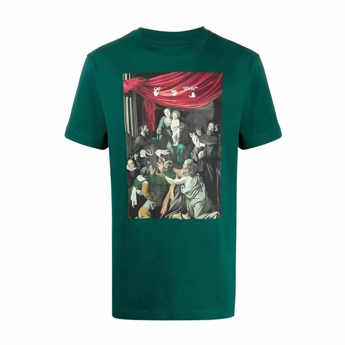 OFF-WHITE Caravaggio Green Tee