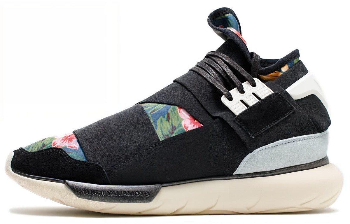 Y-3 Qasa Hi Floral Black