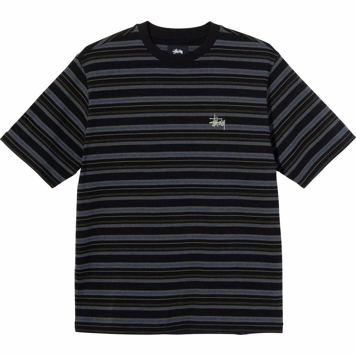 Stussy Retro Loose Stripe Crew Tee