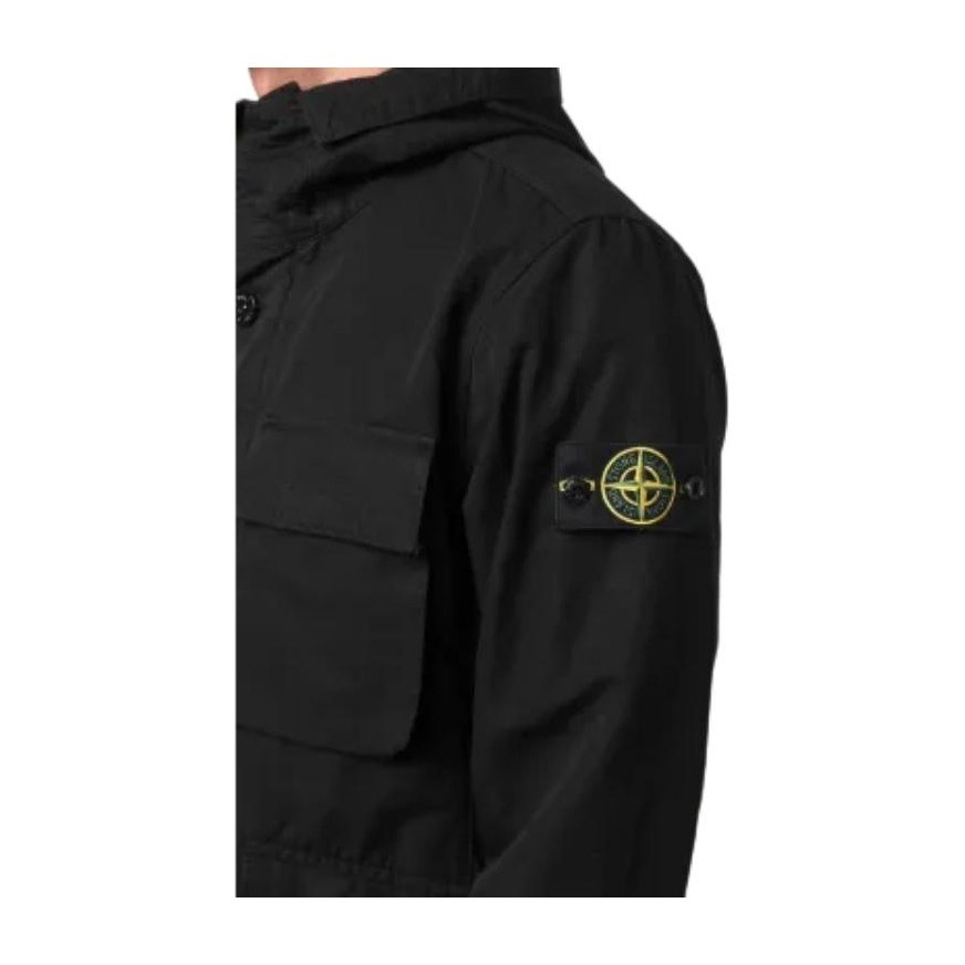 Stone Island SS22 Black Hooded Jacket